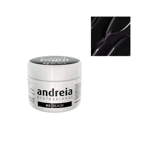 Andreia Gel Paint Black 02 4ml